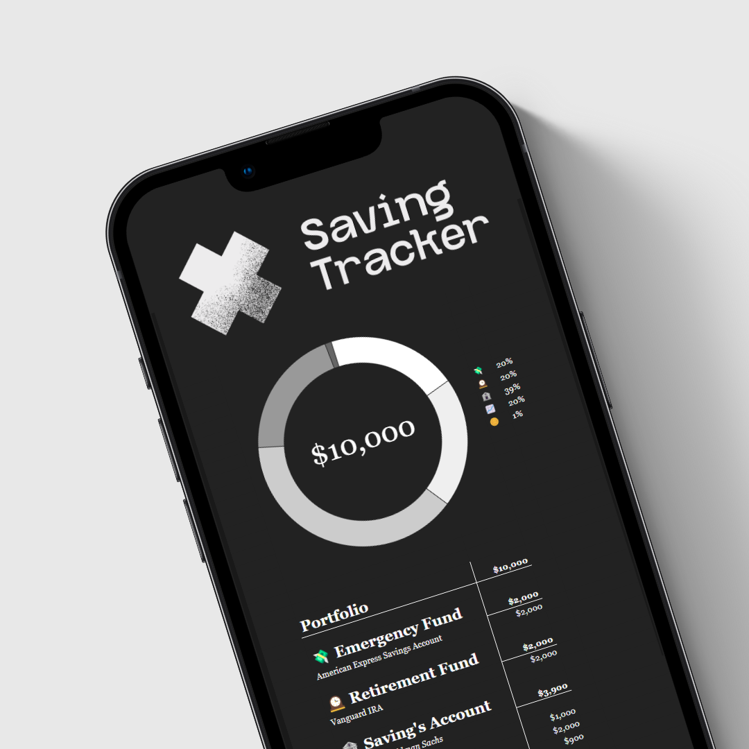 Savings Tracker Spreadsheet