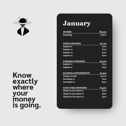 Money Tracker Spreadsheet