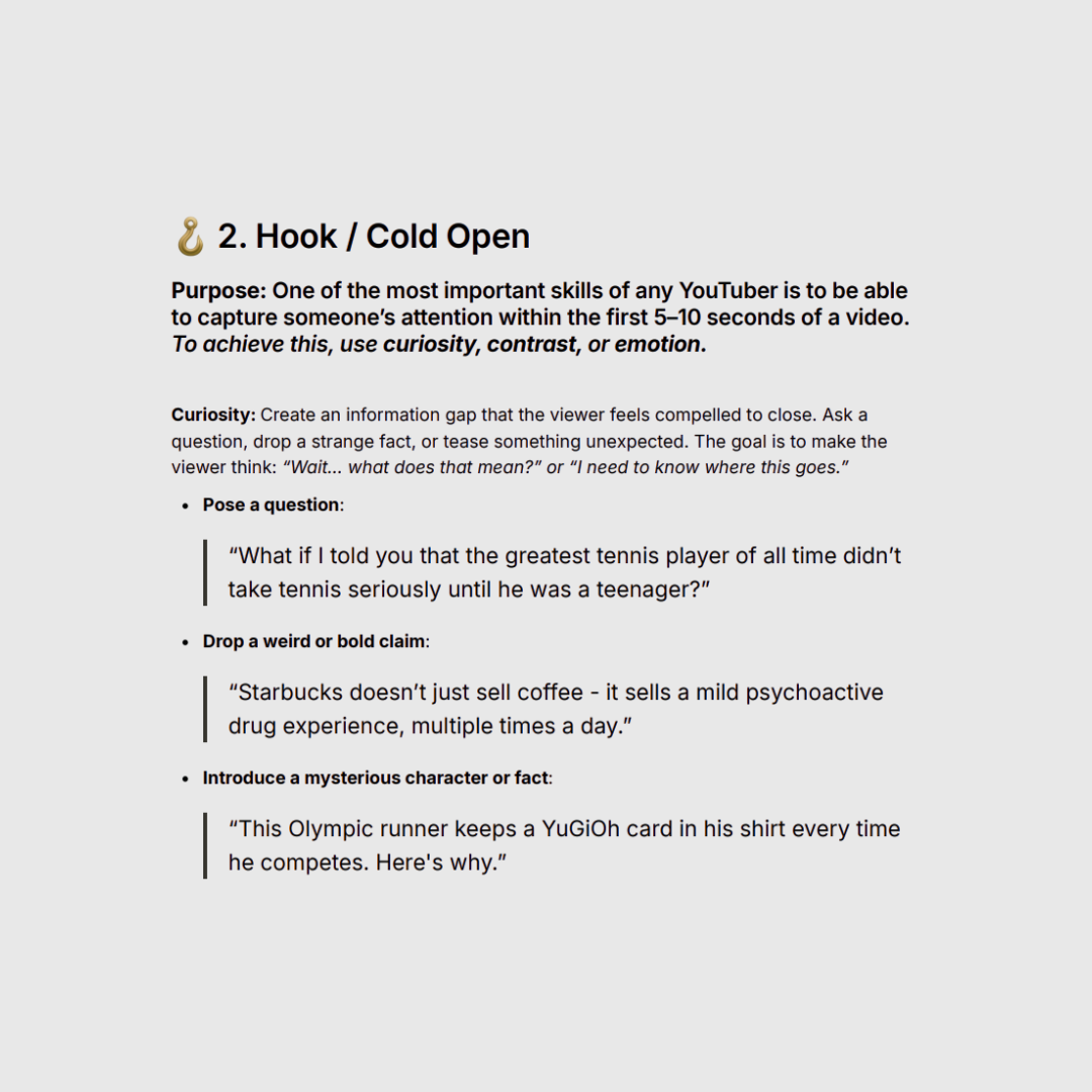 YouTube Script Template by Arteri