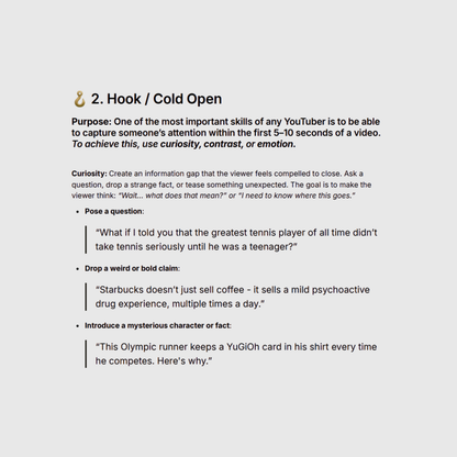 YouTube Script Template by Arteri