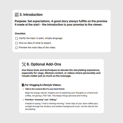 YouTube Script Template by Arteri